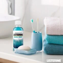 Listerine Cool Mint Mondwater, Mondspoeling Met Intens Frisse Muntsmaak, Bestrijdt Schadelijke Bacteriën Voor Gezond Tandvlees, 8 X 95 Ml -Winkel Voor Persoonlijke Verzorging 1200x1200 289