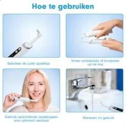 DEN-T® PRO P350 Elektrische Tandenpolijster - Wit - 5 Standen - 5 Opzetstukken - Polijstmachine - Polijstset - Tanden Polijsten - 12 DEN-T® PRO P350 Elektrische Tandenpolijster - Wit - 5 Standen - 5 Opzetstukken - Polijstmachine - Polijstset - Tanden Polijsten - -Winkel Voor Persoonlijke Verzorging 1200x1200 307