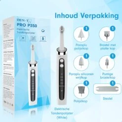 DEN-T® PRO P350 Elektrische Tandenpolijster - Wit - 5 Standen - 5 Opzetstukken - Polijstmachine - Polijstset - Tanden Polijsten - 16 DEN-T® PRO P350 Elektrische Tandenpolijster - Wit - 5 Standen - 5 Opzetstukken - Polijstmachine - Polijstset - Tanden Polijsten - -Winkel Voor Persoonlijke Verzorging 1200x1200 311