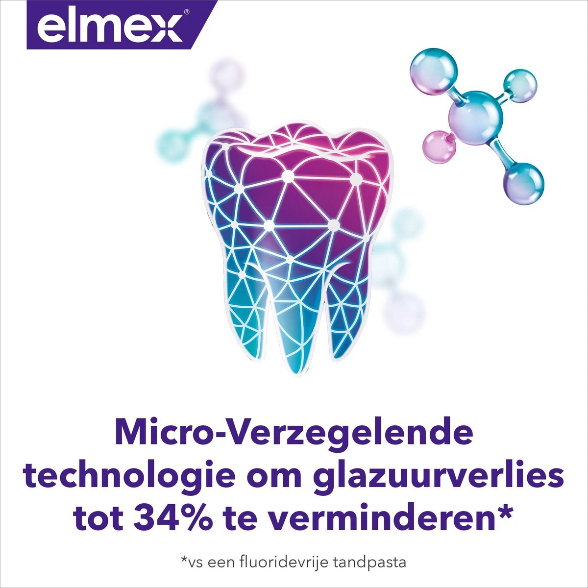 Elmex Glazuur Protection Tandpasta 4 X 75ml - Voordeelverpakking 5 Elmex Glazuur Protection Tandpasta 4 X 75ml - Voordeelverpakking - Afbeelding 3