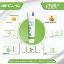 Dental N:O™ - 2x XL 150mL - Tandvlees Herstel Tandpasta - Groene Thee , Propolis , Eucalyptus, Aloe Vera & Meer - Tandvleesontsteking - Zonder Fluoride - Voordeelverpakking Tandpasta - KOMBUCHA -Winkel Voor Persoonlijke Verzorging 1200x1200 346