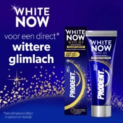 Prodent Whitening Now Gold Tandpasta - 12 X 75 Ml - Voordeelverpakking -Winkel Voor Persoonlijke Verzorging 1200x1200 372