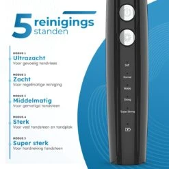 V-Goods Premium Sonische Tandsteen Verwijderaar - 5 Standen - Inclusief Tandarts Set - 3 Opzetstukken - Tandplak -Winkel Voor Persoonlijke Verzorging 1200x1200 439
