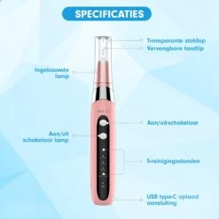DEN-T® PRO U500 - Elektrische Sonische Tandsteen Verwijderaar - Roze 23 DEN-T® PRO U500 - Elektrische Sonische Tandsteen Verwijderaar - Roze -Winkel Voor Persoonlijke Verzorging 1200x1200 465