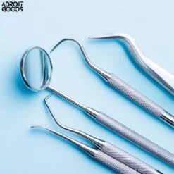AdroitGoods 7 Delige RVS Tandarts Setje - Incl Haakje En Spiegel - Tandenstokers - Tandplak - Gebit Verzorging Setje -Winkel Voor Persoonlijke Verzorging 1200x1200 515