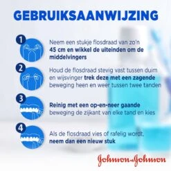 Johnson & Johnson Reach Dental Waxed Floss Flosdraad- 200 M - Flosdraad -Winkel Voor Persoonlijke Verzorging 1200x1200 518