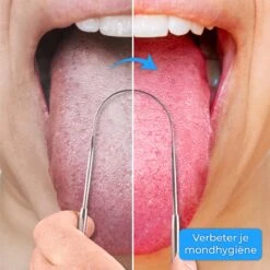 Nuvance - Professionele Tongschraper - 3 In 1 Set - Voor Mondverzorging - Tongreiniger - Tong Schraper - Tongue Scraper - RVS -Winkel Voor Persoonlijke Verzorging 1200x1200 549