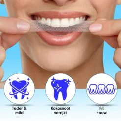 Diamond White - Teeth Whitening Strips - 28x Strips - Zonder Peroxide (0%) - Tandenbleekset - Tandenbleek Strips – Mint -Winkel Voor Persoonlijke Verzorging 1200x1200 55