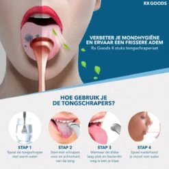 RX Goods Rosé Gouden Tongschraper Voor Mondverzorging – 4 Stuks – Duurzaam & Herbruikbaar -Winkel Voor Persoonlijke Verzorging 1200x1200 573