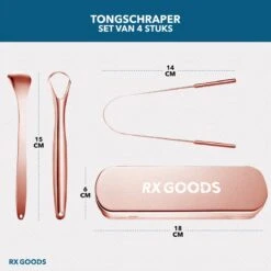 RX Goods Rosé Gouden Tongschraper Voor Mondverzorging – 4 Stuks – Duurzaam & Herbruikbaar -Winkel Voor Persoonlijke Verzorging 1200x1200 578