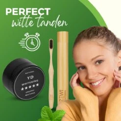 Zewi Whitening Poeder Met Bamboe Tandenborstel Teethpowder Charcoal Tandenbleker Whitening Strips Tanden Witten Tandbleek Poeder Tanden Bleken Houtskool Tanden Bleker Teeth Kit -Winkel Voor Persoonlijke Verzorging 1200x1200 600