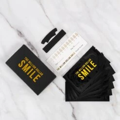 The Million Dollar Smile® - Teeth Whitening Strips - Crest Whitestrips -Tandenbleken - 28 Bleekstrips - 14 Behandelingen - Professionele Tandenbleek Strips - Tandenblekers - Wittere Tanden - Zonder Peroxide - Tanden Bleken - -Winkel Voor Persoonlijke Verzorging 1200x1200 614