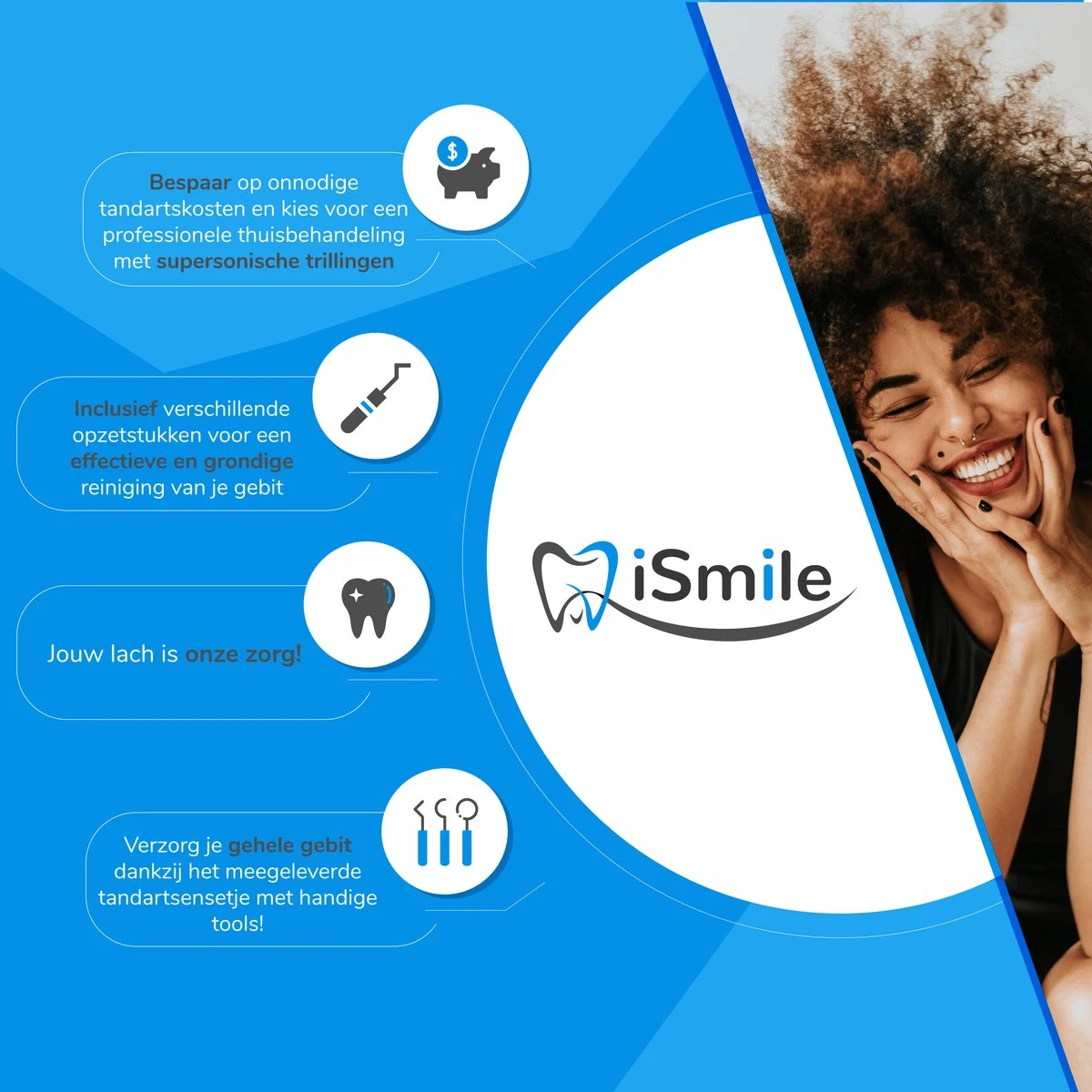 ISmile® - ISM-2199 - Elektrische Tandsteen Verwijderaar Met Sonische Trillingen 7 ISmile® - ISM-2199 - Elektrische Tandsteen Verwijderaar Met Sonische Trillingen - Afbeelding 5