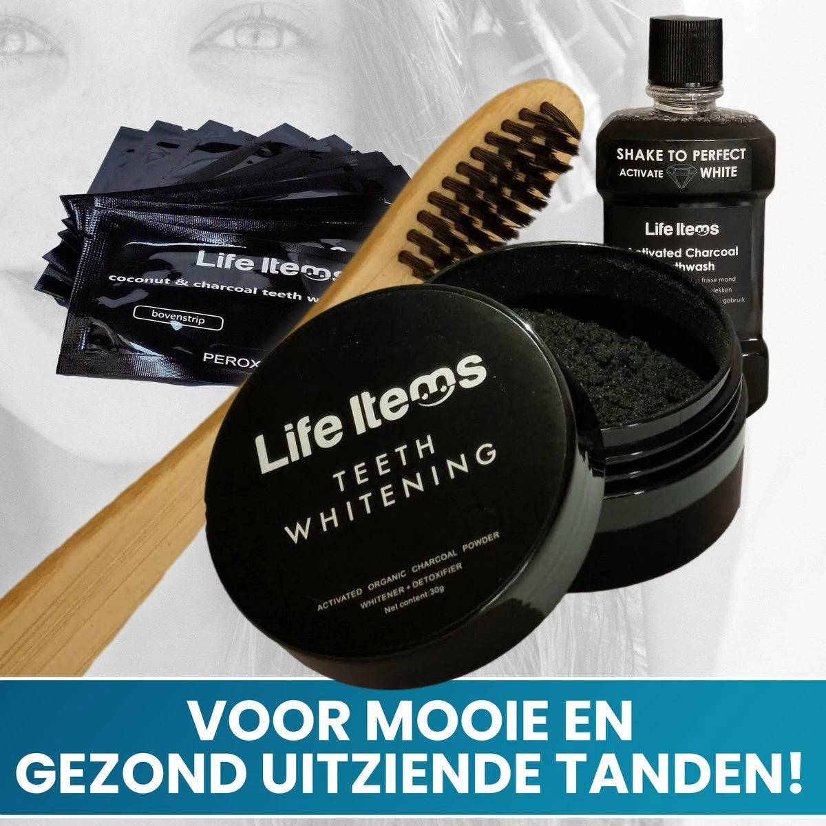 Tandenbleekset Voor Teeth Whitening Inclusief Gratis Whitening Strips - Wittere Tanden - Tanden Bleken - Frisse Adem - Tandsteen - Tandplak - Gele Tanden 8 Tandenbleekset Voor Teeth Whitening Inclusief Gratis Whitening Strips - Wittere Tanden - Tanden Bleken - Frisse Adem - Tandsteen - Tandplak - Gele Tanden - Afbeelding 6