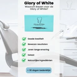 Glory Of White - Professionele Tandenbleek Strips - 28 Strips - Teeth Whitening Strips - Wittere Tanden - Zonder Peroxide - Tanden Bleken -Winkel Voor Persoonlijke Verzorging 1200x1200 683