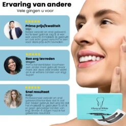 Glory Of White - Professionele Tandenbleek Strips - 28 Strips - Teeth Whitening Strips - Wittere Tanden - Zonder Peroxide - Tanden Bleken -Winkel Voor Persoonlijke Verzorging 1200x1200 684