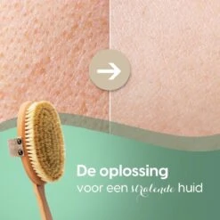 100% Vegan Lichaamsborstel Met Lange Afneembare Steel - Rugborstel/Badborstel/Doucheborstel - Dry Brushing Huidborstel - Droogborstel - Douche -Winkel Voor Persoonlijke Verzorging 1200x1200 777