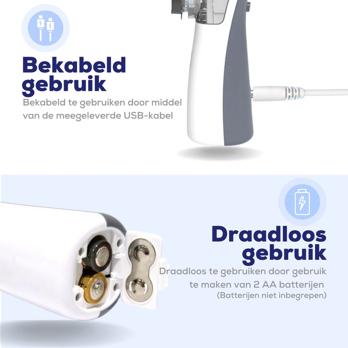 Aerosoltoestel Met 3 Mondstukken - Nebulizer Inhalator - Aerosoltoestel Kinderen, Volwassenen En Baby's - Vernevelaar Inhalator - Gezichtsstomer - Helpt Tegen Luchtwegaandoeningen 6 Aerosoltoestel Met 3 Mondstukken - Nebulizer Inhalator - Aerosoltoestel Kinderen, Volwassenen En Baby's - Vernevelaar Inhalator - Gezichtsstomer - Helpt Tegen Luchtwegaandoeningen - Afbeelding 4