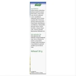 A.Vogel Arnica Vallen En Stoten Crème - Verzorgt De Blauwverkleurde Huid - 30 G -Winkel Voor Persoonlijke Verzorging 1200x1200 928