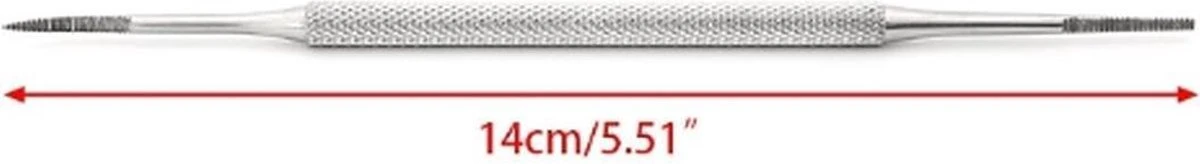 Merkloos Teennagel Vijl- Nagel Lifter - Ingegroeid - Vuil - Kalknagel - Verzorging - RVS - 1 Stuk 5 Merkloos Teennagel Vijl- Nagel Lifter - Ingegroeid - Vuil - Kalknagel - Verzorging - RVS - 1 Stuk - Afbeelding 3