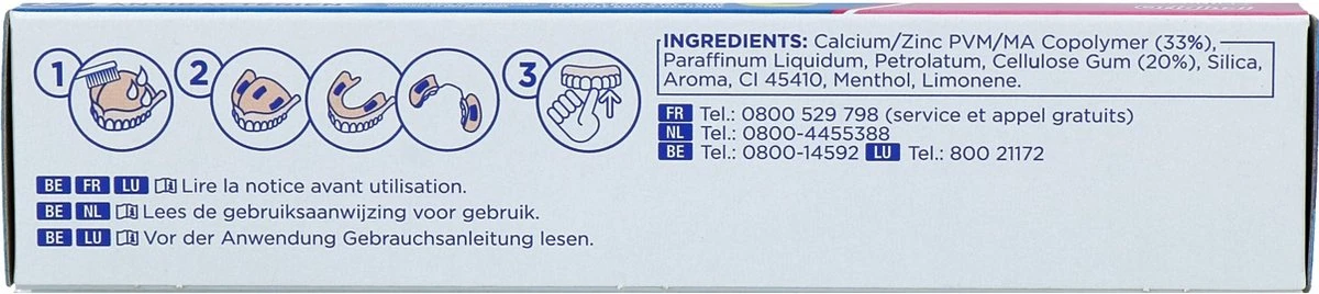 Fixodent Kleefpasta Sterke Fixatie Original 47 Gr 11 Fixodent Kleefpasta Sterke Fixatie Original 47 Gr - Afbeelding 9