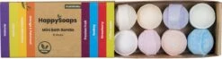 HappySoaps Mini Bath Bombs - Tropical Fruits - 8 Bruisballen In Verschillende Tropische Geuren - 100% Plasticvrij, Vegan & Natuurlijk 18 HappySoaps Mini Bath Bombs - Tropical Fruits - 8 Bruisballen In Verschillende Tropische Geuren - 100% Plasticvrij, Vegan & Natuurlijk -Winkel Voor Persoonlijke Verzorging 1200x323 1