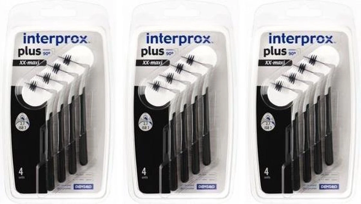Interprox Plus XX Maxi - 6 Tot 11 Mm - 3 X 4 Stuks 3 Interprox Plus XX Maxi - 6 Tot 11 Mm - 3 X 4 Stuks