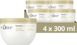 Dove DermaSpa Radiant Goodness Bodycrème - 4 X 300 Ml - Voordeelverpakking