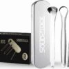 SolidStock Professionele Tongschraper Voor Mondverzorging - 4 Delige Tongreiniger - Ayurveda - RVS -Winkel Voor Persoonlijke Verzorging 1200x741