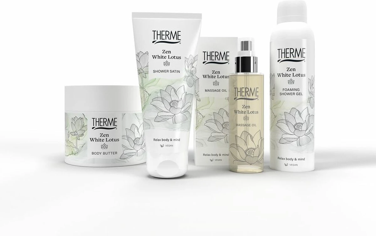 Therme Zen White Lotus Foaming Shower Gel 200 Ml 4 Therme Zen White Lotus Foaming Shower Gel 200 Ml - Afbeelding 2