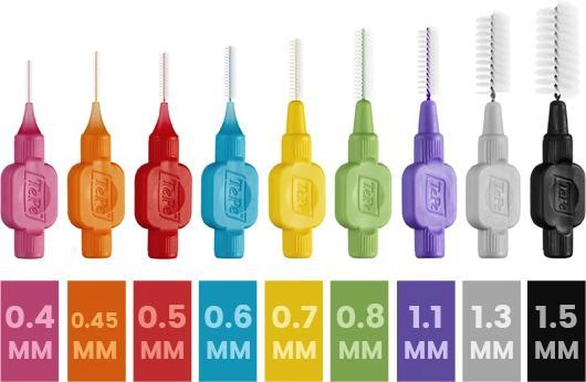 TePe Origineel Geel - 0,7mm - 8 Stuks - Rager 6 TePe Origineel Geel - 0,7mm - 8 Stuks - Rager - Afbeelding 4