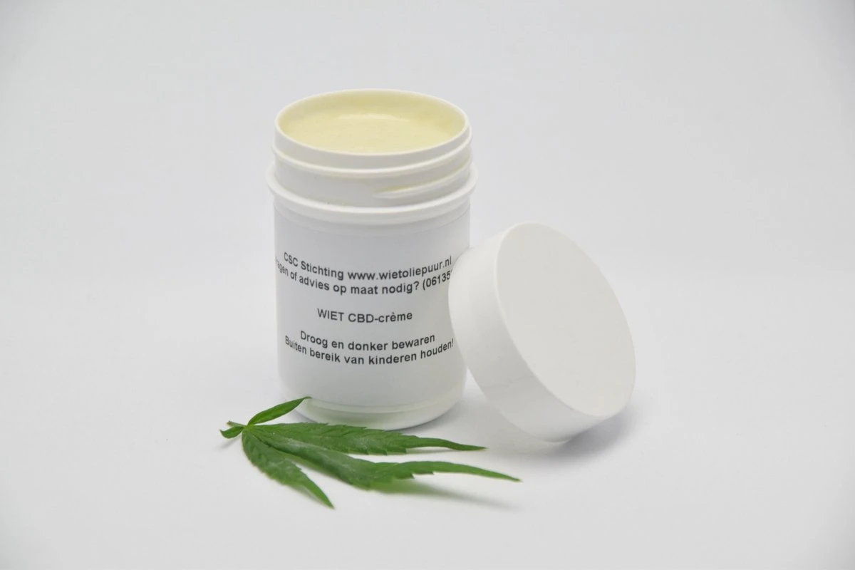 Stichting WietOliePuur - CBD Crème |5%| 20ml. Variant | 3 Stichting WietOliePuur - CBD Crème |5%| 20ml. Variant |