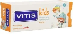 Vitis Kids - Tandpasta & Gel - 2+ Jaar - 50ml - Kersen Smaak -Winkel Voor Persoonlijke Verzorging 1200x849