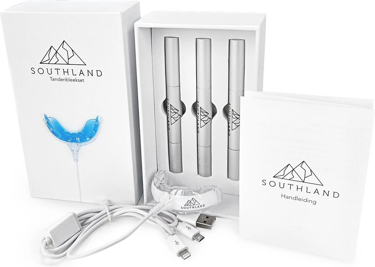 Southland Tandenbleekset - Tandenblekers - Whitening Strips - Teeth Whitening - Tanden Bleken 3 Southland Tandenbleekset - Tandenblekers - Whitening Strips - Teeth Whitening - Tanden Bleken