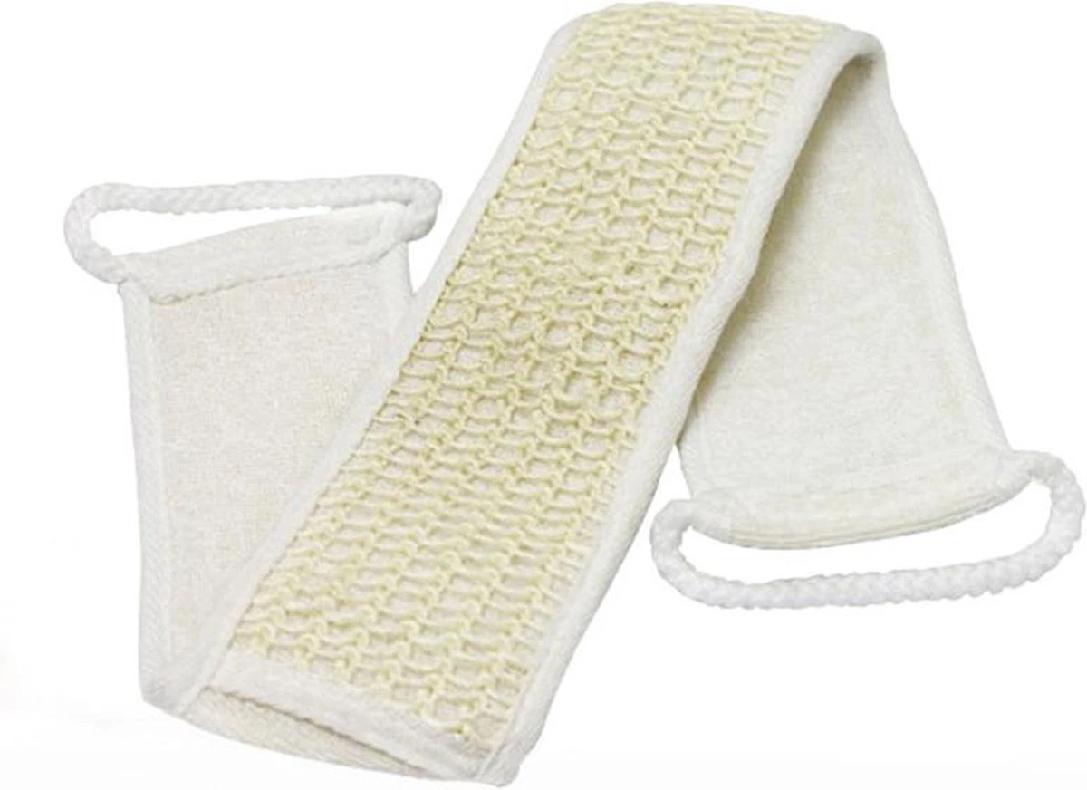 Loofah Massage Borstel - Massage Brush / Lichaamsborstel | Scrub Spons - Badspons - Douchespons - Rugmassage- | Sauna & Welness | Badborstel - Saunaborstel - Rugborstel - Huidborstel - Douche Borstel - Wasborstel - Beige 8 Loofah Massage Borstel - Massage Brush / Lichaamsborstel | Scrub Spons - Badspons - Douchespons - Rugmassage- | Sauna & Welness | Badborstel - Saunaborstel - Rugborstel - Huidborstel - Douche Borstel - Wasborstel - Beige - Afbeelding 6