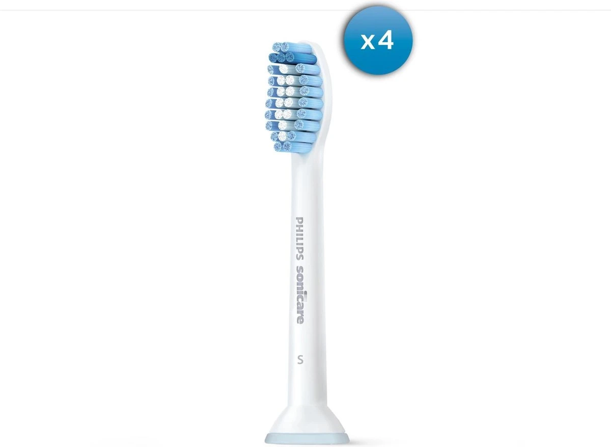 Philips Sonicare Sensitive 4 Opzetborstels HX 6054/07 4 Philips Sonicare Sensitive 4 Opzetborstels HX 6054/07 - Afbeelding 2