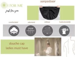 1FORME Douchemuts Dames Zero Waste – Droog Haar Thuis / Vakantie – Douchekap Satijn / PE Zwart 13 1FORME Douchemuts Dames Zero Waste – Droog Haar Thuis / Vakantie – Douchekap Satijn / PE Zwart -Winkel Voor Persoonlijke Verzorging 1200x902 12