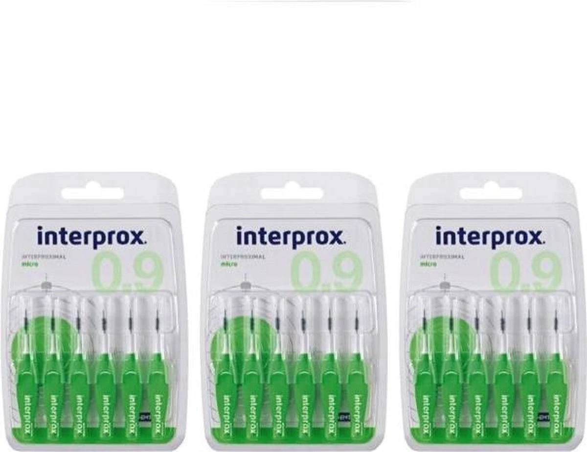 Interprox Interdentaal Micro 2.4mm - Ragers - 3 X 6 Stuks - Voordeelverpakking 3 Interprox Interdentaal Micro 2.4mm - Ragers - 3 X 6 Stuks - Voordeelverpakking