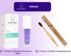 Glory Of White V34 Serum - Kleurcorrector - Witte Tanden - Tandpasta - Tanden Reinigen - Teeth Whitening - 30ML -Winkel Voor Persoonlijke Verzorging 1200x948