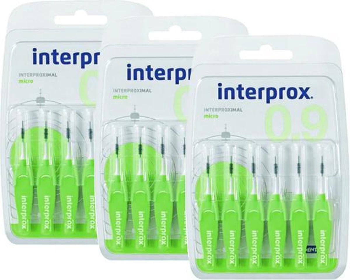 Interprox Interdentaal Micro 2.4mm - Ragers - 3 X 6 Stuks - Voordeelverpakking 6 Interprox Interdentaal Micro 2.4mm - Ragers - 3 X 6 Stuks - Voordeelverpakking - Afbeelding 4