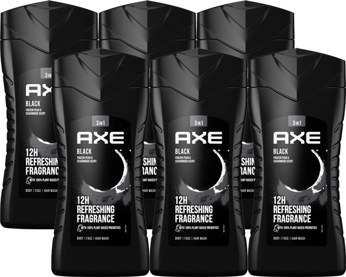 Axe Black 3-in-1 Douchegel - 6 X 250 Ml - Voordeelverpakking 10 Axe Black 3-in-1 Douchegel - 6 X 250 Ml - Voordeelverpakking - Afbeelding 8