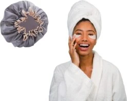 Merkloos Grijze Douchemuts Dames / Volwassenen / Meiden - Luxe Douchemuts - Shower Cap (Vagabond Model) -Winkel Voor Persoonlijke Verzorging 1200x964 1