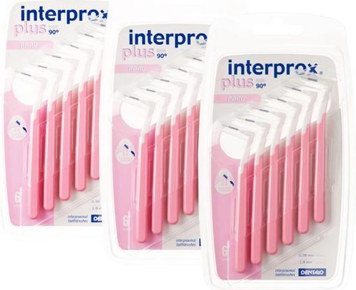 Interprox Plus Nano - 1,9 Mm - 3 X 6 Stuks 6 Interprox Plus Nano - 1,9 Mm - 3 X 6 Stuks - Afbeelding 4