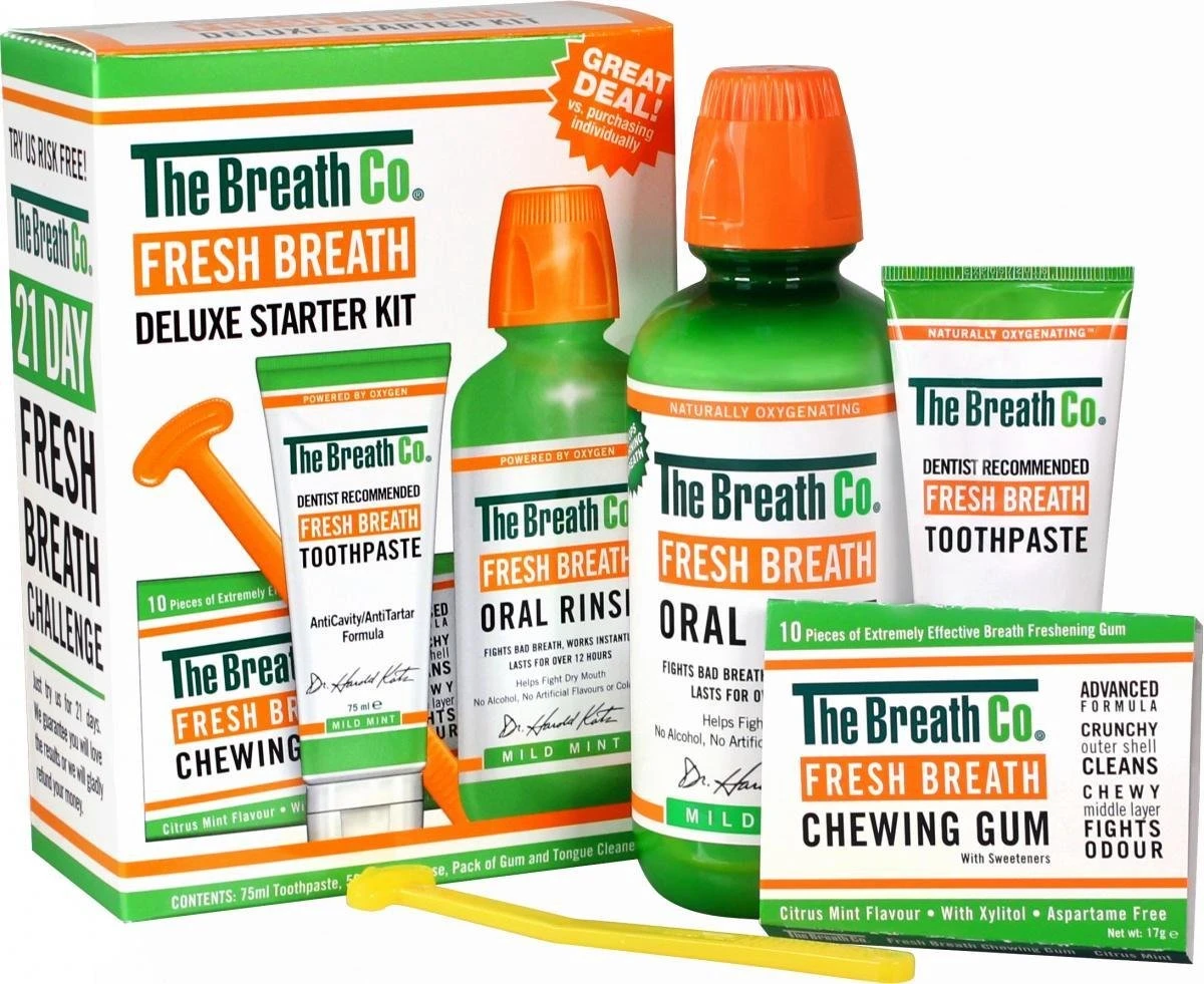 The Breath Co Mondwater - Mild Mint 500ML - Tegen - Slechte Adem - Droge Mond - Ontstoken Tandvlees 4 The Breath Co Mondwater - Mild Mint 500ML - Tegen - Slechte Adem - Droge Mond - Ontstoken Tandvlees - Afbeelding 2