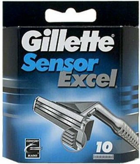 Gillette Sensor Excel Scheermesjes (10st.) 3 Gillette Sensor Excel Scheermesjes (10st.)
