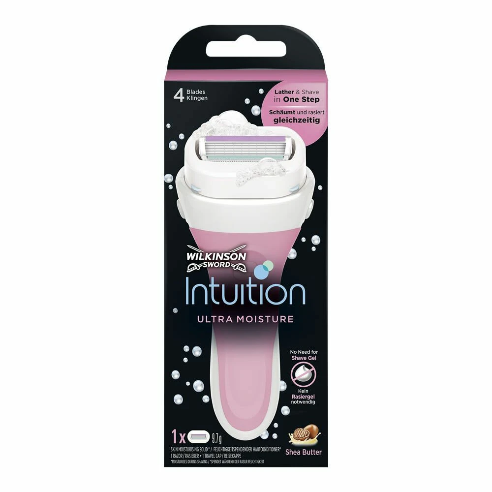Wilkinson Intuition Scheerapparaat - Ultra Moisture - Woman + 1 Scheermes 3 Wilkinson Intuition Scheerapparaat - Ultra Moisture - Woman + 1 Scheermes