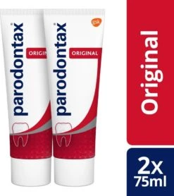 Parodontax Tandpasta - Original Fluoride - Traditionele Smaak - 2 X 75 ML