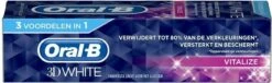 Oral B Oral-B 3D White Vitalize - Voor Witte Tanden - Tandpasta 75ml 9 Oral B Oral-B 3D White Vitalize - Voor Witte Tanden - Tandpasta 75ml -Winkel Voor Persoonlijke Verzorging 1719379824