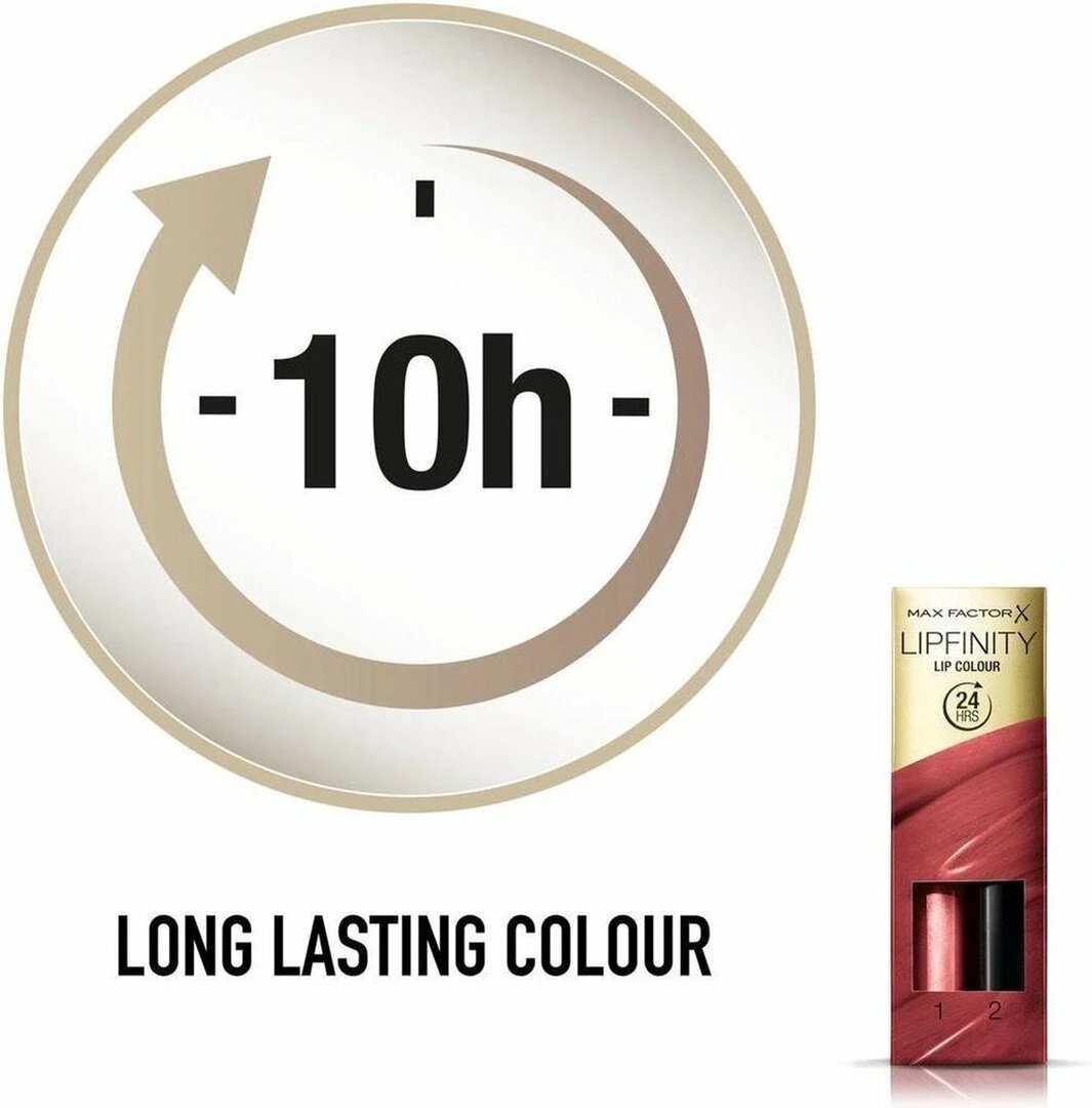 Max Factor Lipfinity Lip Colour - Lipgloss- 110 Passionate 7 Max Factor Lipfinity Lip Colour - Lipgloss- 110 Passionate - Afbeelding 5