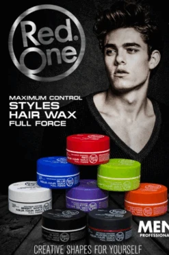 Red One Blue Aqua Hair Wax Full Force - Maximum Control - Blauw Haar Wax Red One 150 Ml -Winkel Voor Persoonlijke Verzorging 1878492213